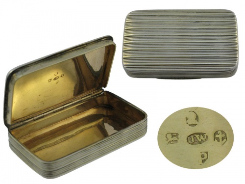Georgian Silver Snuff Box 1813
